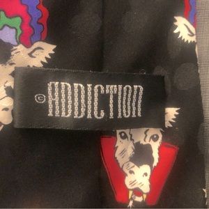 Addiction CowPrint silk tie